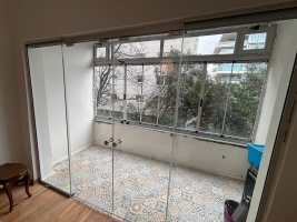 Sürgülü Çift Kanatlı Cam Kapı